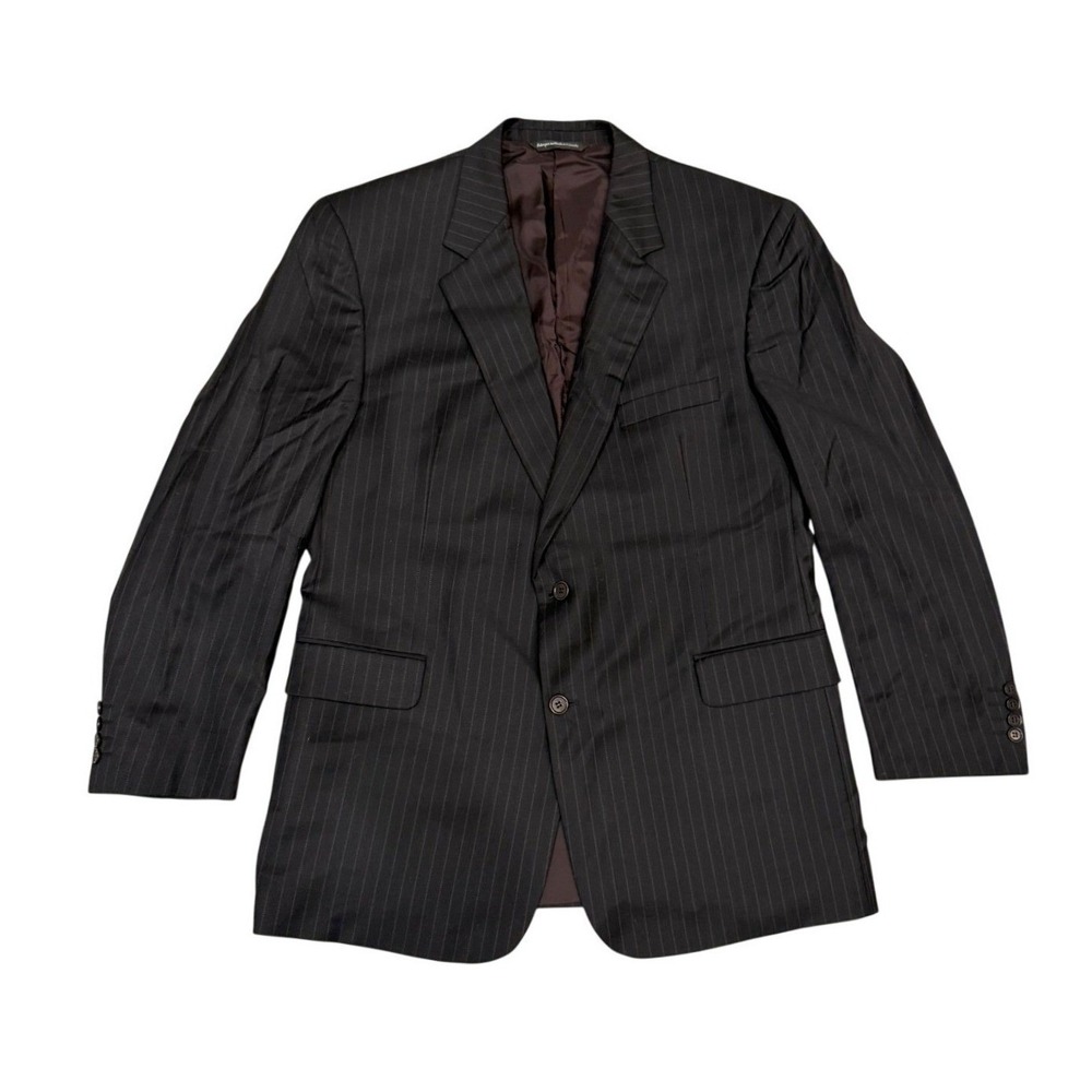 Coppley Mens 40R Ermenegildo Zegna Wool Silk Pinstripe Blazer Canada